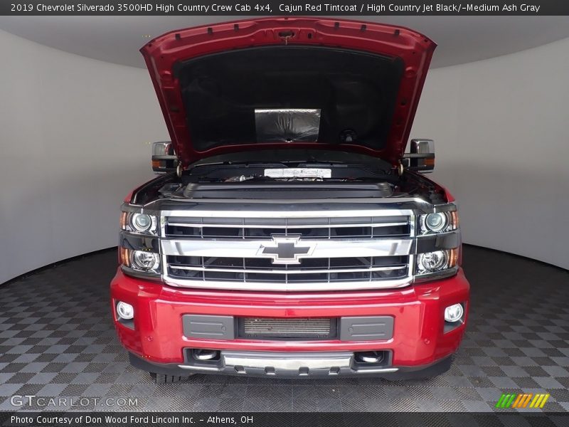 Cajun Red Tintcoat / High Country Jet Black/­Medium Ash Gray 2019 Chevrolet Silverado 3500HD High Country Crew Cab 4x4