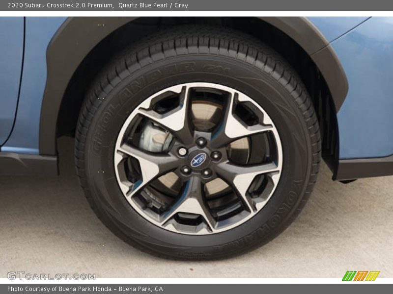 Quartz Blue Pearl / Gray 2020 Subaru Crosstrek 2.0 Premium