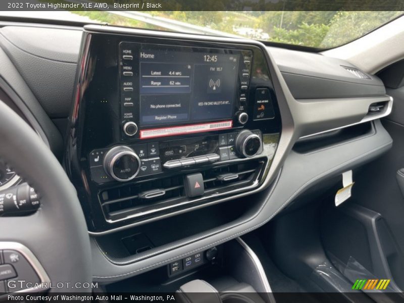 Blueprint / Black 2022 Toyota Highlander XLE AWD
