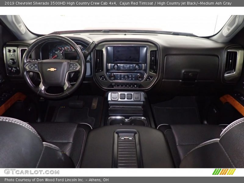 Cajun Red Tintcoat / High Country Jet Black/­Medium Ash Gray 2019 Chevrolet Silverado 3500HD High Country Crew Cab 4x4