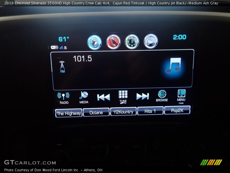 Cajun Red Tintcoat / High Country Jet Black/­Medium Ash Gray 2019 Chevrolet Silverado 3500HD High Country Crew Cab 4x4