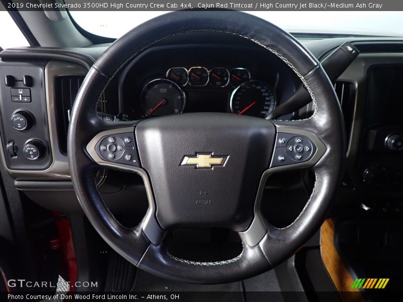 Cajun Red Tintcoat / High Country Jet Black/­Medium Ash Gray 2019 Chevrolet Silverado 3500HD High Country Crew Cab 4x4
