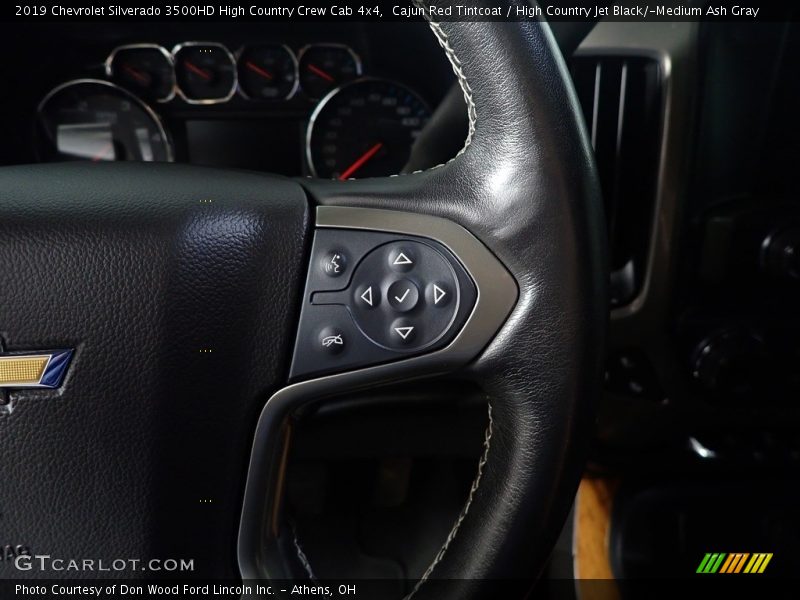 Cajun Red Tintcoat / High Country Jet Black/­Medium Ash Gray 2019 Chevrolet Silverado 3500HD High Country Crew Cab 4x4