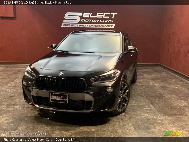 Jet Black / Magma Red 2019 BMW X2 xDrive28i
