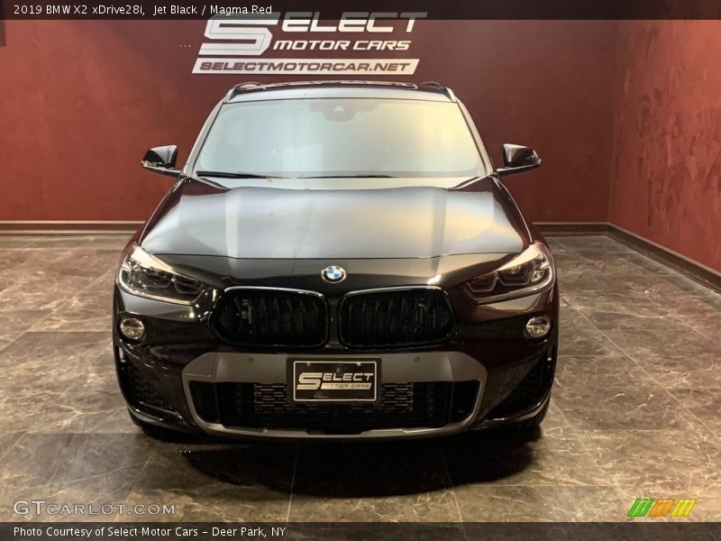 Jet Black / Magma Red 2019 BMW X2 xDrive28i