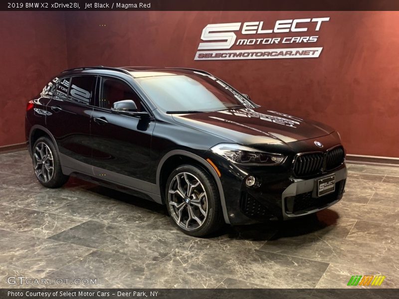 Jet Black / Magma Red 2019 BMW X2 xDrive28i