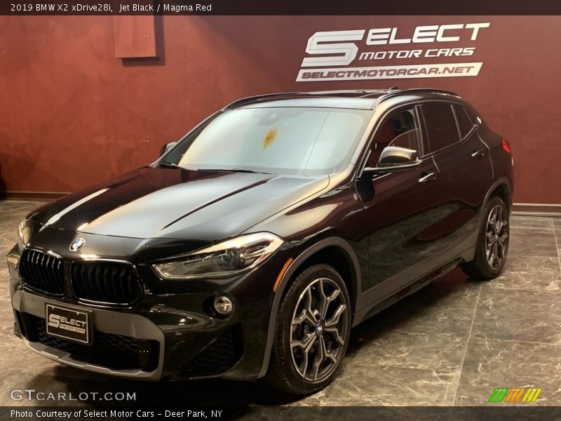 Jet Black / Magma Red 2019 BMW X2 xDrive28i