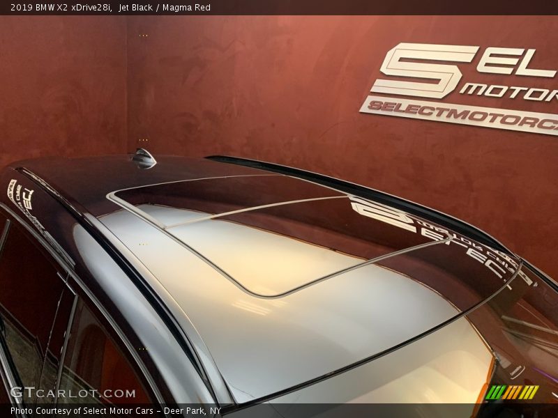 Jet Black / Magma Red 2019 BMW X2 xDrive28i