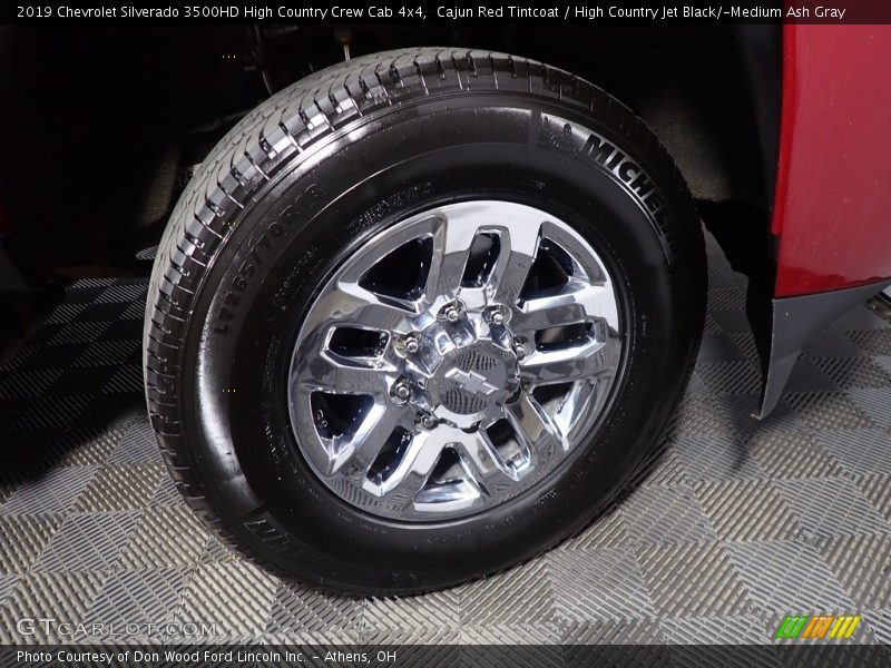 Cajun Red Tintcoat / High Country Jet Black/­Medium Ash Gray 2019 Chevrolet Silverado 3500HD High Country Crew Cab 4x4