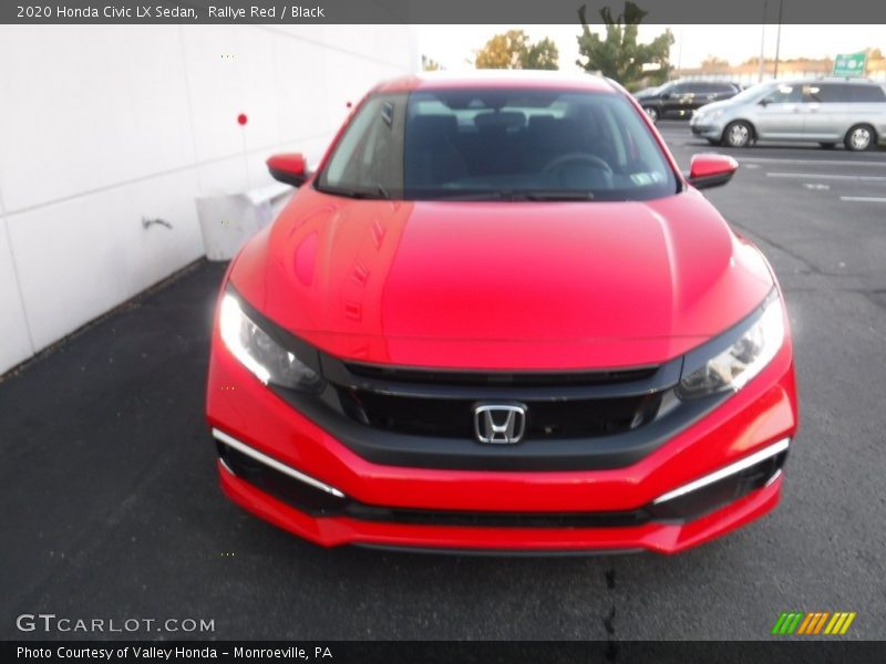 Rallye Red / Black 2020 Honda Civic LX Sedan