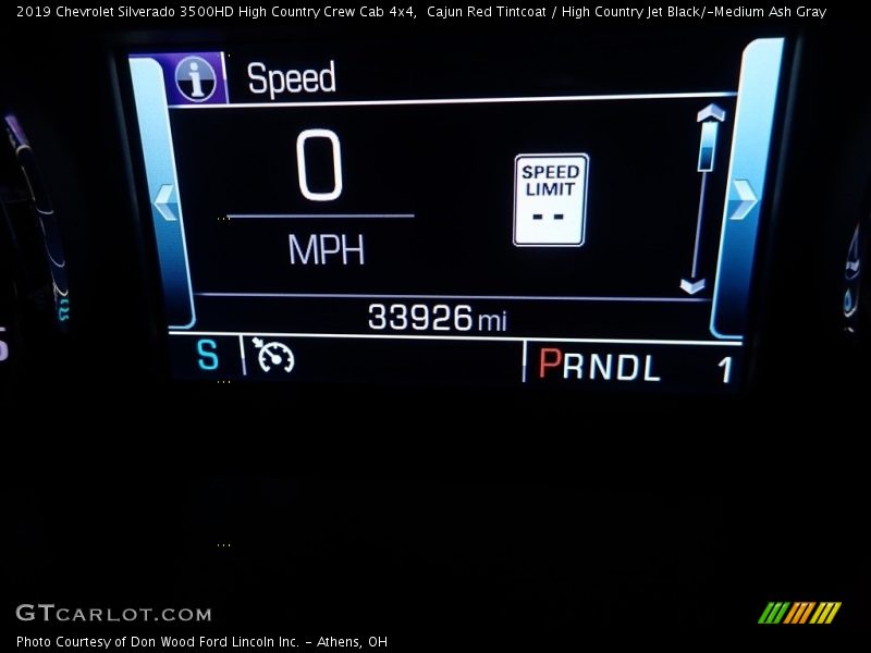 Cajun Red Tintcoat / High Country Jet Black/­Medium Ash Gray 2019 Chevrolet Silverado 3500HD High Country Crew Cab 4x4