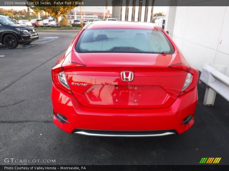 Rallye Red / Black 2020 Honda Civic LX Sedan