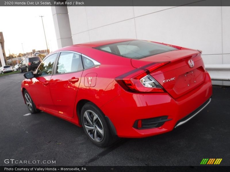 Rallye Red / Black 2020 Honda Civic LX Sedan