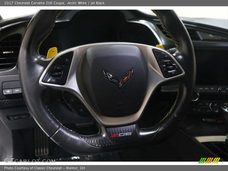 Arctic White / Jet Black 2017 Chevrolet Corvette Z06 Coupe