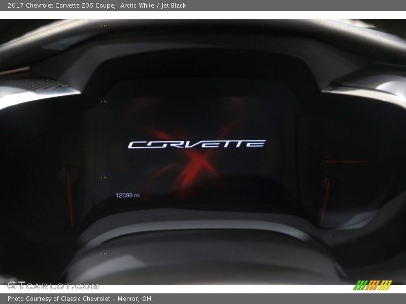 Arctic White / Jet Black 2017 Chevrolet Corvette Z06 Coupe