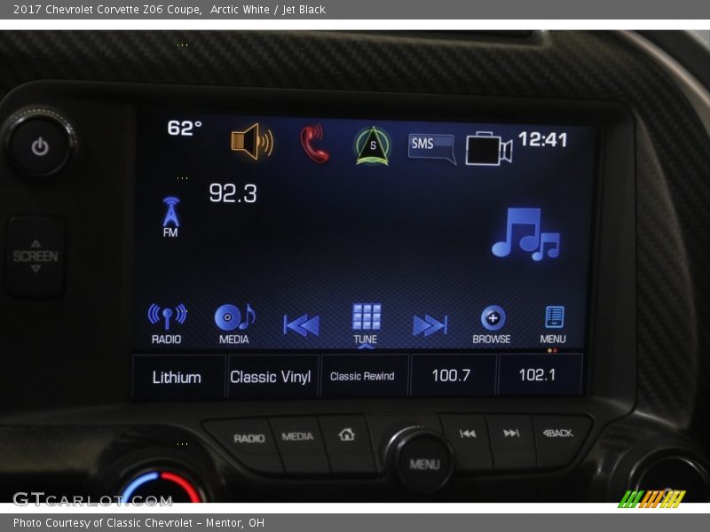 Arctic White / Jet Black 2017 Chevrolet Corvette Z06 Coupe
