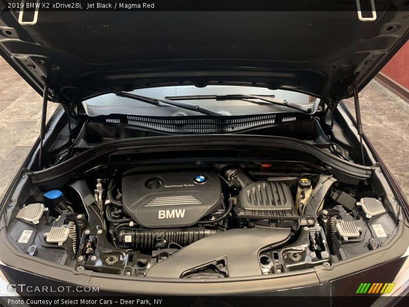 Jet Black / Magma Red 2019 BMW X2 xDrive28i