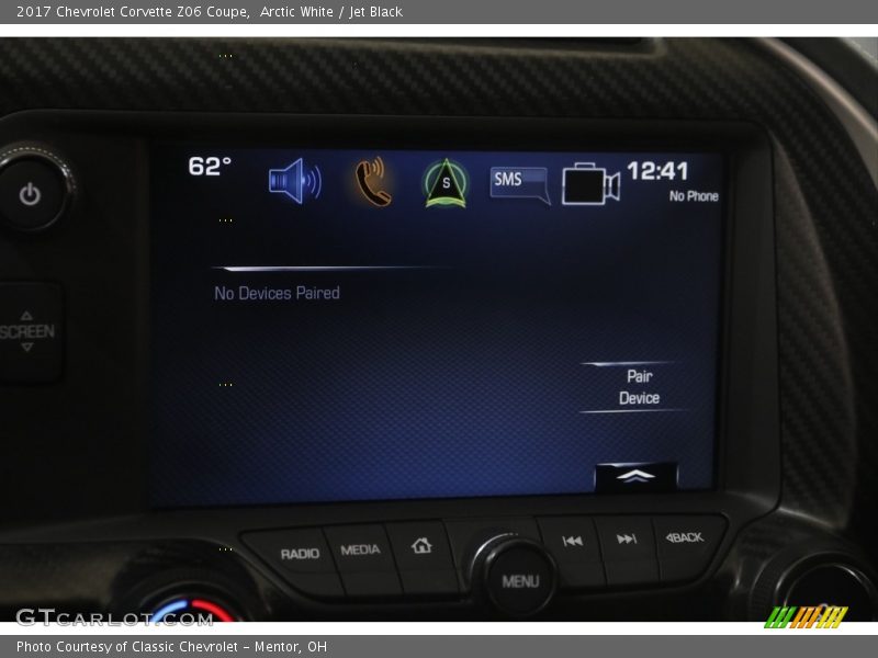 Arctic White / Jet Black 2017 Chevrolet Corvette Z06 Coupe
