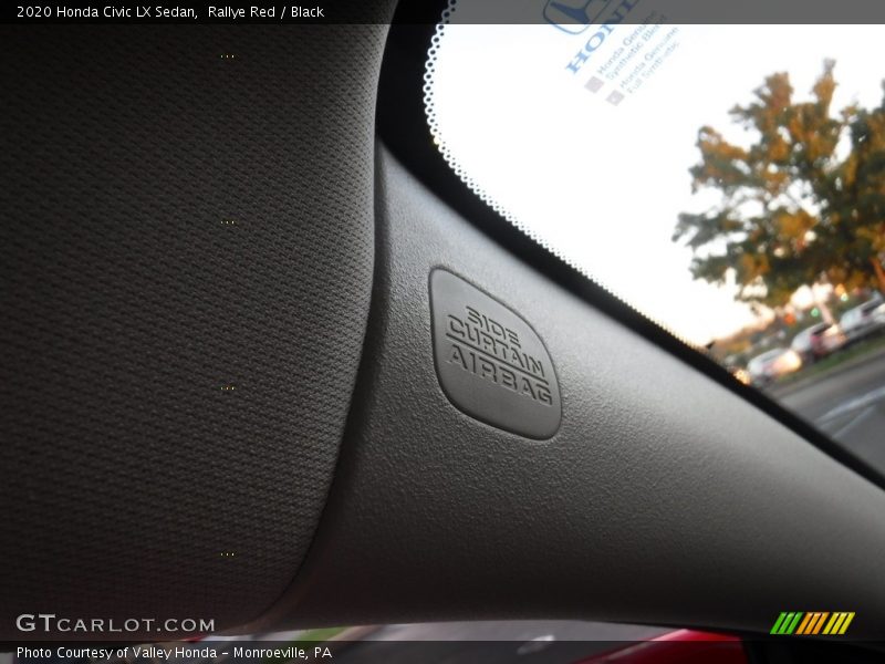 Rallye Red / Black 2020 Honda Civic LX Sedan