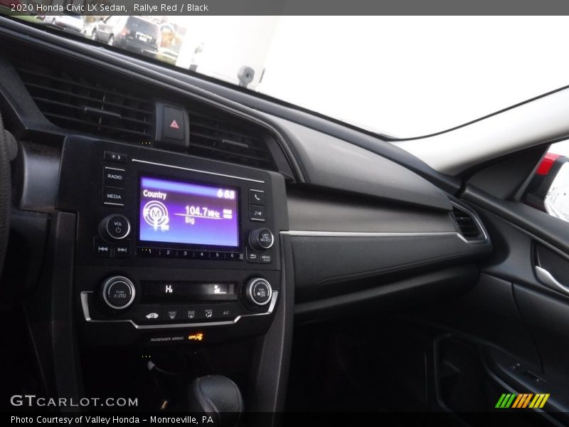 Rallye Red / Black 2020 Honda Civic LX Sedan
