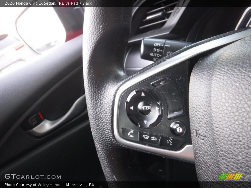 Rallye Red / Black 2020 Honda Civic LX Sedan