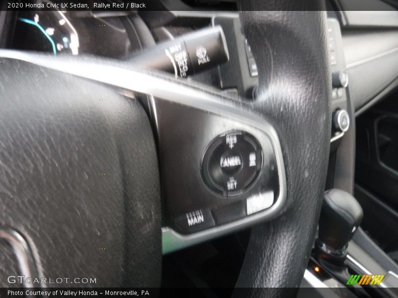 Rallye Red / Black 2020 Honda Civic LX Sedan