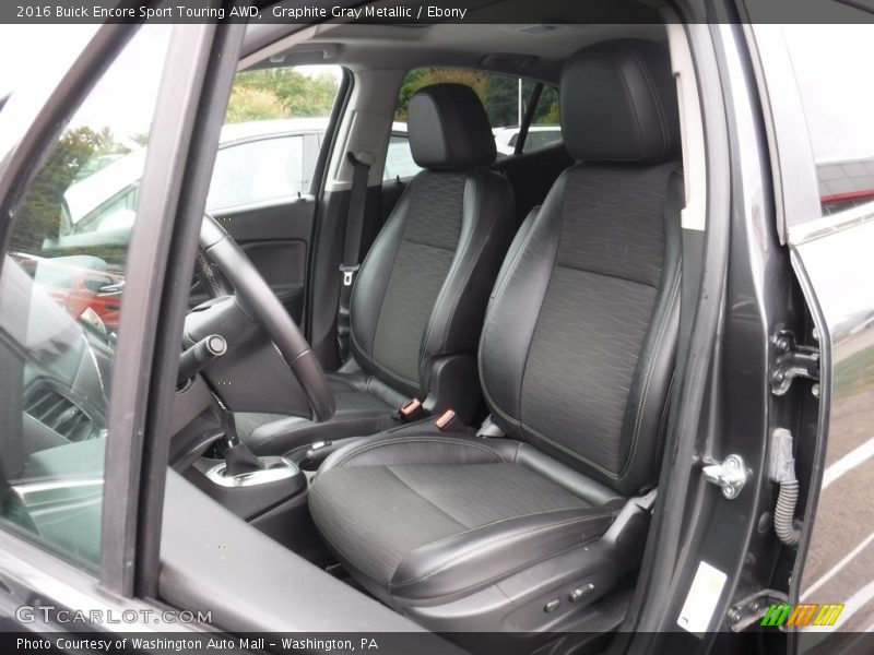 Front Seat of 2016 Encore Sport Touring AWD