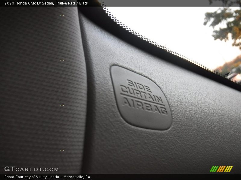 Rallye Red / Black 2020 Honda Civic LX Sedan