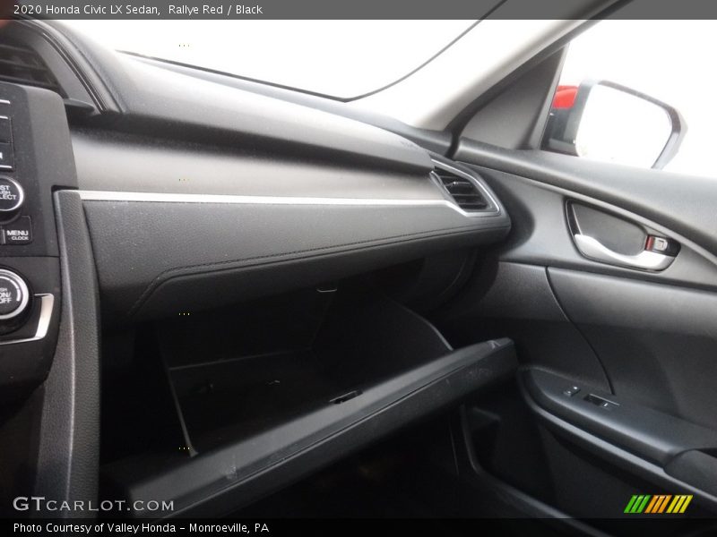 Rallye Red / Black 2020 Honda Civic LX Sedan