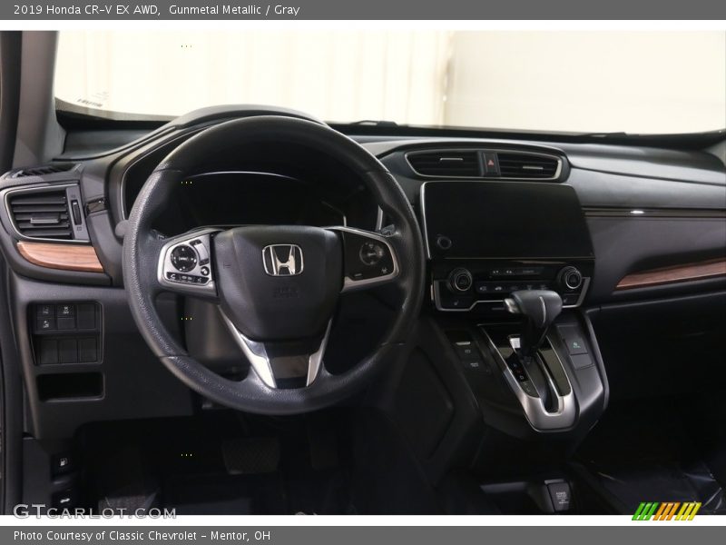 Gunmetal Metallic / Gray 2019 Honda CR-V EX AWD