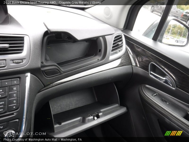 Graphite Gray Metallic / Ebony 2016 Buick Encore Sport Touring AWD