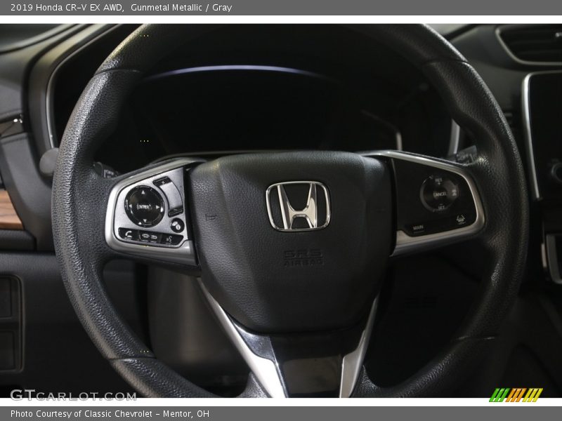 Gunmetal Metallic / Gray 2019 Honda CR-V EX AWD