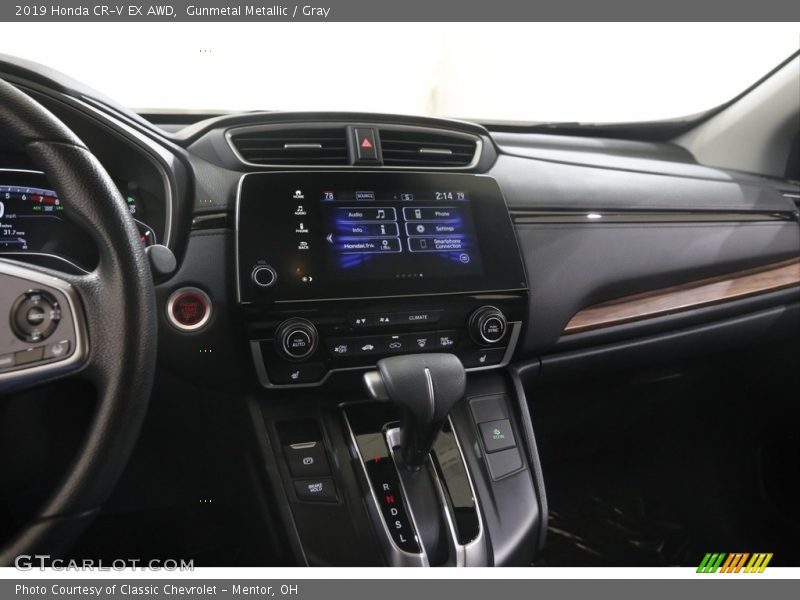 Gunmetal Metallic / Gray 2019 Honda CR-V EX AWD