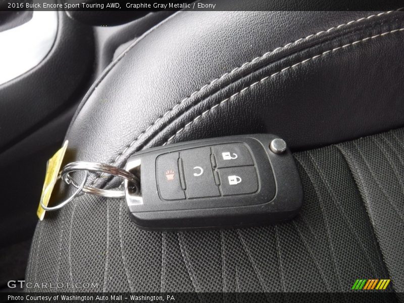 Keys of 2016 Encore Sport Touring AWD