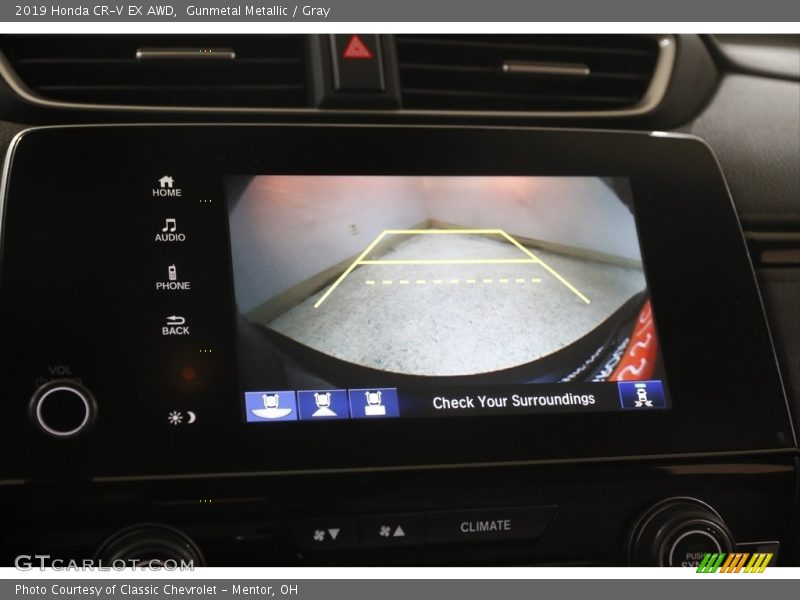 Gunmetal Metallic / Gray 2019 Honda CR-V EX AWD