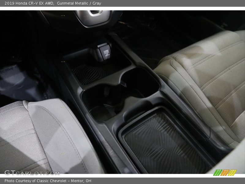 Gunmetal Metallic / Gray 2019 Honda CR-V EX AWD