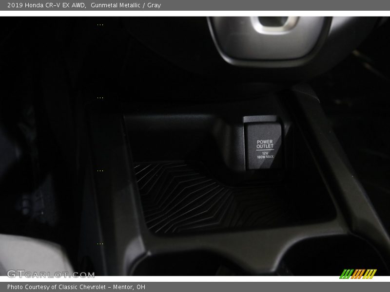 Gunmetal Metallic / Gray 2019 Honda CR-V EX AWD