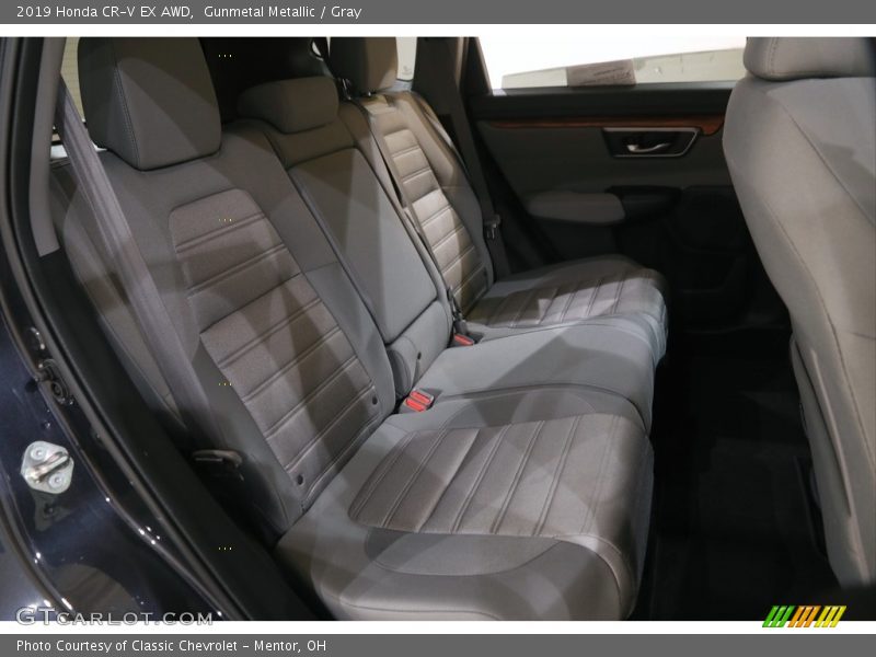Gunmetal Metallic / Gray 2019 Honda CR-V EX AWD