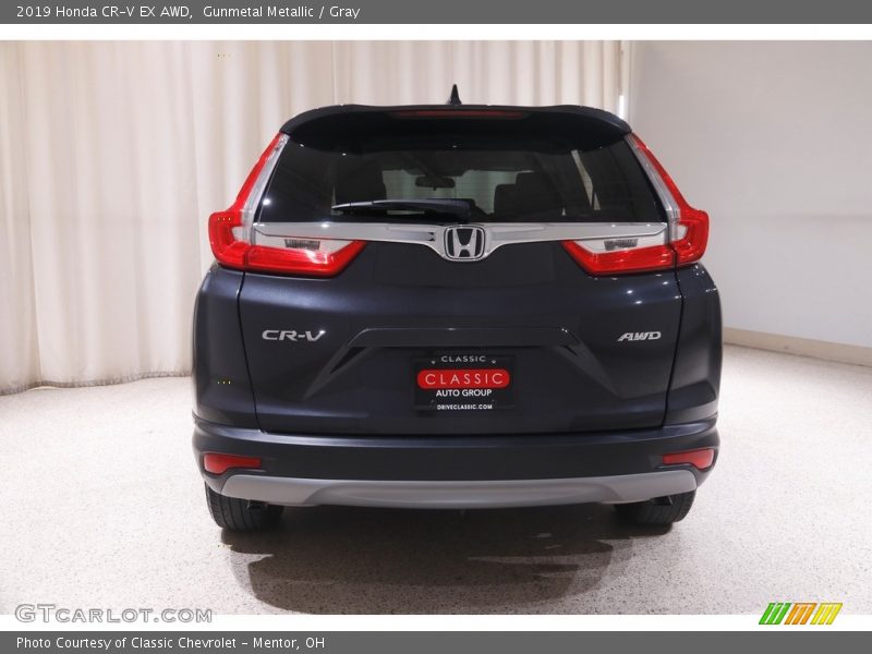 Gunmetal Metallic / Gray 2019 Honda CR-V EX AWD