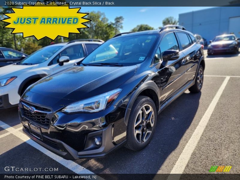 Crystal Black Silica / Black 2020 Subaru Crosstrek 2.0 Limited