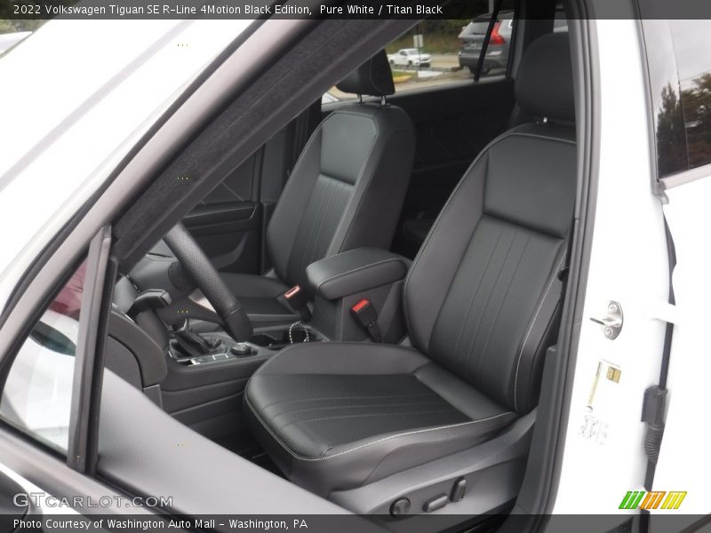 Front Seat of 2022 Tiguan SE R-Line 4Motion Black Edition