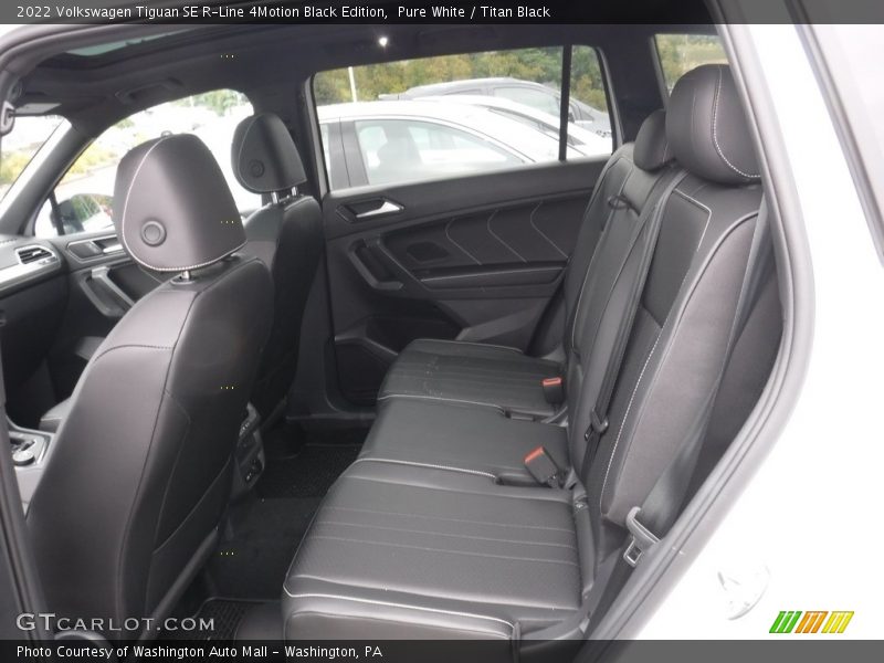 Rear Seat of 2022 Tiguan SE R-Line 4Motion Black Edition