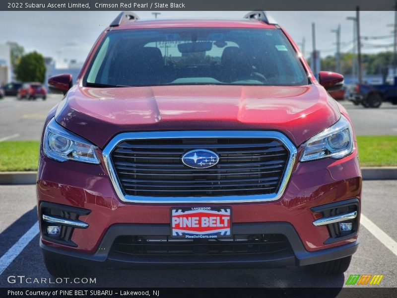 Crimson Red Pearl / Slate Black 2022 Subaru Ascent Limited