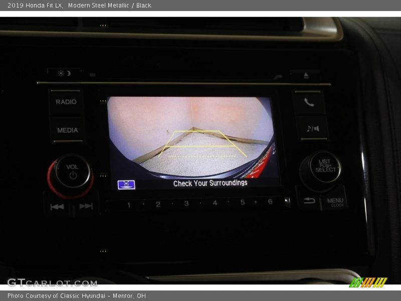Modern Steel Metallic / Black 2019 Honda Fit LX