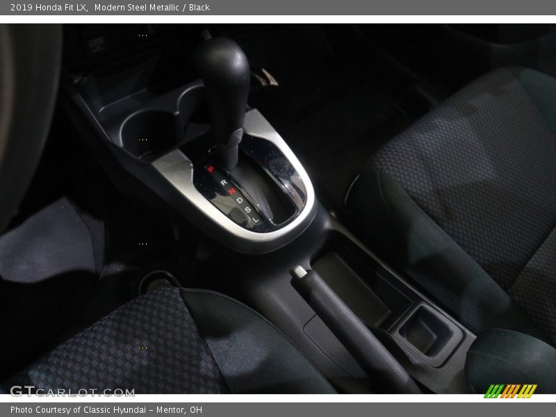 Modern Steel Metallic / Black 2019 Honda Fit LX