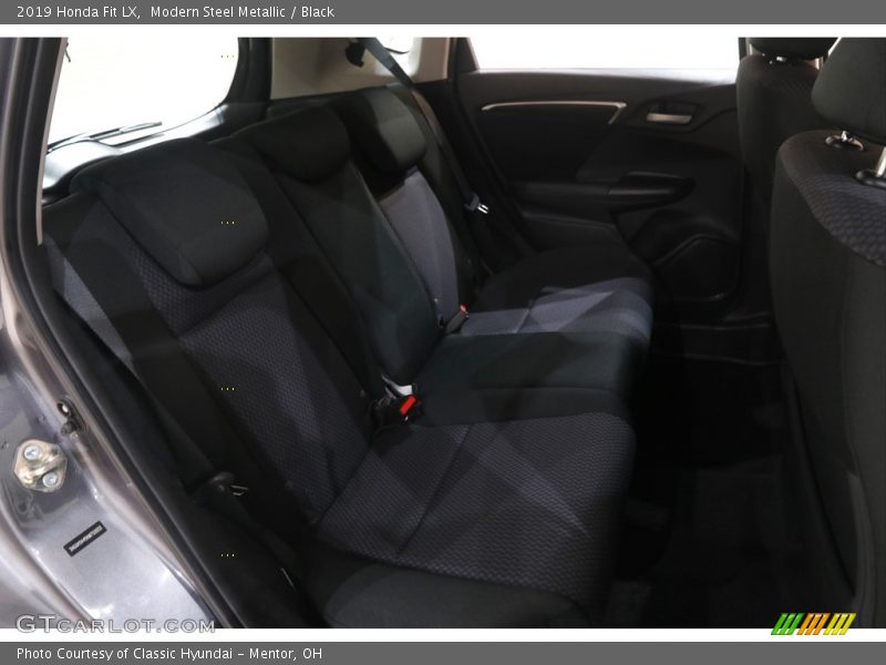 Modern Steel Metallic / Black 2019 Honda Fit LX