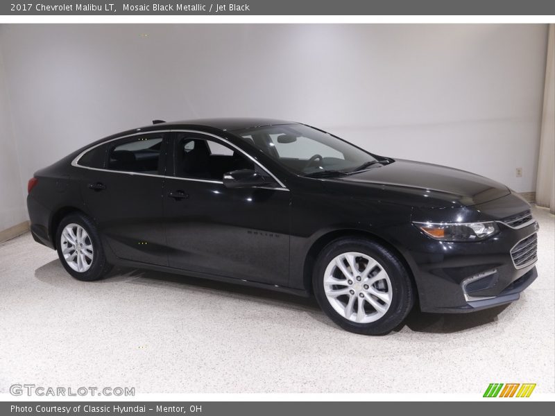 Mosaic Black Metallic / Jet Black 2017 Chevrolet Malibu LT