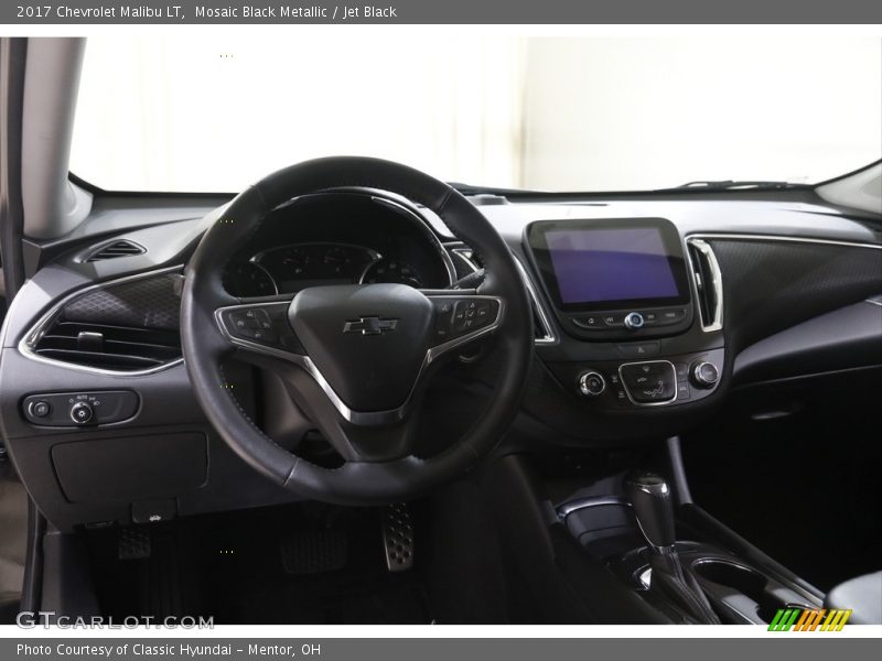 Mosaic Black Metallic / Jet Black 2017 Chevrolet Malibu LT