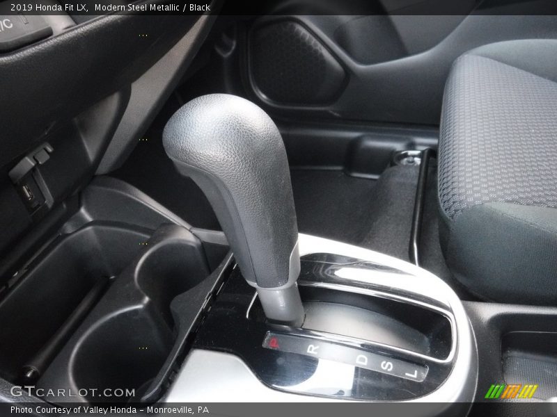 Modern Steel Metallic / Black 2019 Honda Fit LX