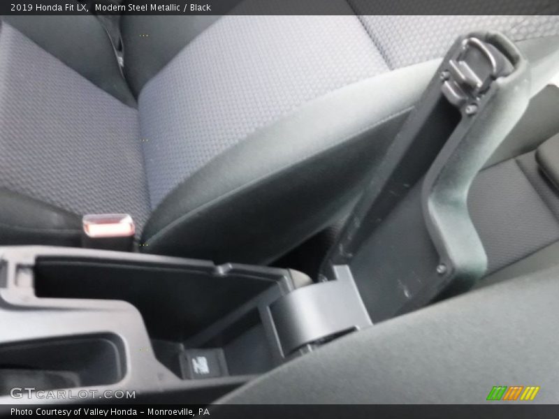 Modern Steel Metallic / Black 2019 Honda Fit LX